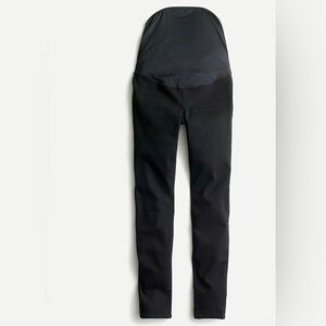 NWT J.Crew Maternity Over-the-belly Toothpick Jean in Washed Black, Size 28